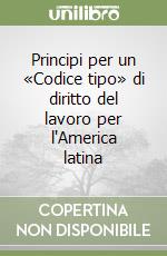 Principi per un «Codice tipo» di diritto del lavoro per l'America latina libro