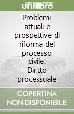 Problemi attuali e prospettive di riforma del processo civile. Diritto processuale libro