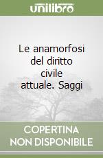 Le anamorfosi del diritto civile attuale. Saggi libro