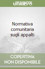 Normativa comunitaria sugli appalti