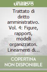 Trattato di diritto amministrativo. Vol. 4: Figure, rapporti, modelli organizzatori. Lineamenti di teoria dell'Organizzazione libro