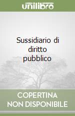 Sussidiario di diritto pubblico libro