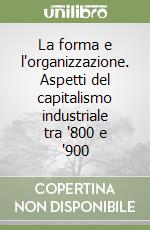 La forma e l'organizzazione. Aspetti del capitalismo industriale tra '800 e '900 libro