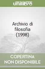 Archivio di filosofia (1998) (1)