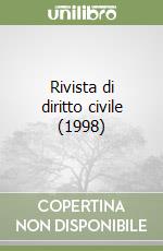 Rivista di diritto civile (1998) (2) libro