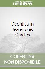 Deontica in Jean-Louis Gardies libro