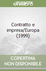 Contratto e impresa/Europa (1999) (1) libro