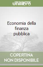 Economia della finanza pubblica libro