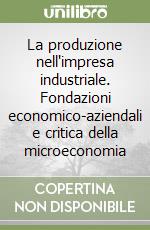 La produzione nell'impresa industriale. Fondazioni economico-aziendali e critica della microeconomia libro