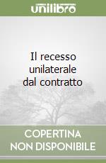 Il recesso unilaterale dal contratto libro