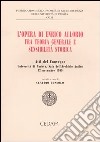 L'opera di Enrico Allorio fra teoria generale e sensibilità storica. Atti del convegno (Padova, 12 novembre 1999) libro