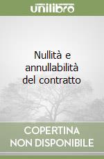 Nullità e annullabilità del contratto libro