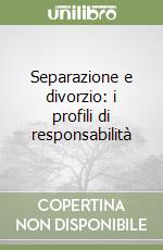 Separazione e divorzio: i profili di responsabilità