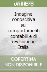 Indagine conoscitiva sui comportamenti contabili e di revisione in Italia libro