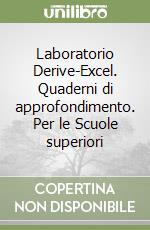 Laboratorio Derive-Excel. Quaderni di approfondimento. Per le Scuole superiori libro