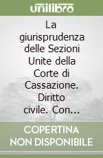 La giurisprudenza delle Sezioni Unite della Corte di Cassazione. Diritto civile. Con attenzione al diritto internazionale privato.. Con CD-ROM