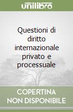 Questioni di diritto internazionale privato e processuale