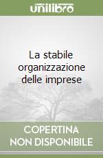 La stabile organizzazione delle imprese libro