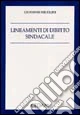 Lineamenti di diritto sindacale