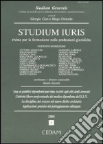 Studium iuris. Rivista per la formazione nelle professioni giuridiche (2004) (6) libro