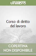 Corso di diritto del lavoro