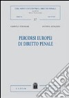 Percorsi europei di diritto penale libro