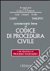 Commentario breve al Codice di procedura civile e alle disposizioni sul processo societario libro