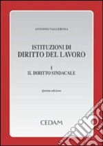 Istituzioni di diritto del lavoro. Vol. 1: Il diritto sindacale libro