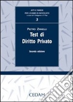 Test di diritto privato libro