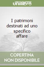 I patrimoni destinati ad uno specifico affare libro