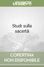 Studi sulla sacertà