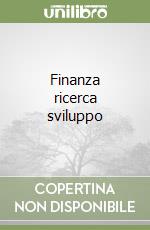 Finanza ricerca sviluppo libro