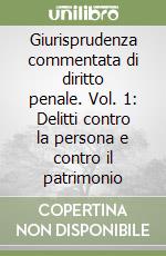 Giurisprudenza commentata di diritto penale. Vol. 1: Delitti contro la persona e contro il patrimonio libro