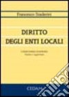 Diritto negli enti locali libro