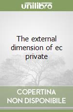 The external dimension of ec private libro