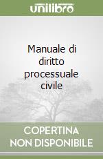 Manuale di diritto processuale civile (2) libro