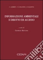 Informazione ambientale e diritto di accesso libro