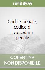 Codice penale, codice di procedura penale libro