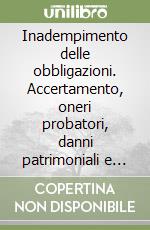 Inadempimento delle obbligazioni. Accertamento, oneri probatori, danni patrimoniali e non patrimoniali. Con CD-ROM libro
