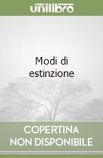 Modi di estinzione