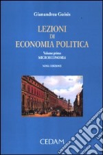 Lezioni di economia politica. Vol. 1: Microeconomia