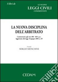 La nuova disciplina dell'arbitrato libro