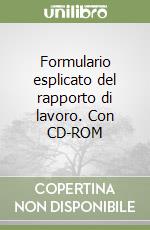 Formulario esplicato del rapporto di lavoro. Con CD-ROM libro