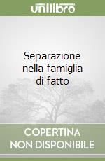 Separazione nella famiglia di fatto libro