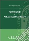 Procedimenti e processualprocedimento libro di Marenghi Enzo Maria