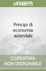 Principi di economia aziendale libro