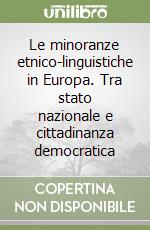 Le minoranze etnico-linguistiche in Europa. Tra stato nazionale e cittadinanza democratica libro