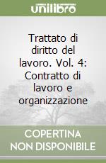 Trattato di diritto del lavoro. Vol. 4: Contratto di lavoro e organizzazione