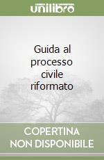 Guida al processo civile riformato libro