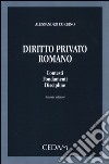 Diritto privato romano. Contesti, fondamenti, discipline libro di Corbino Alessandro